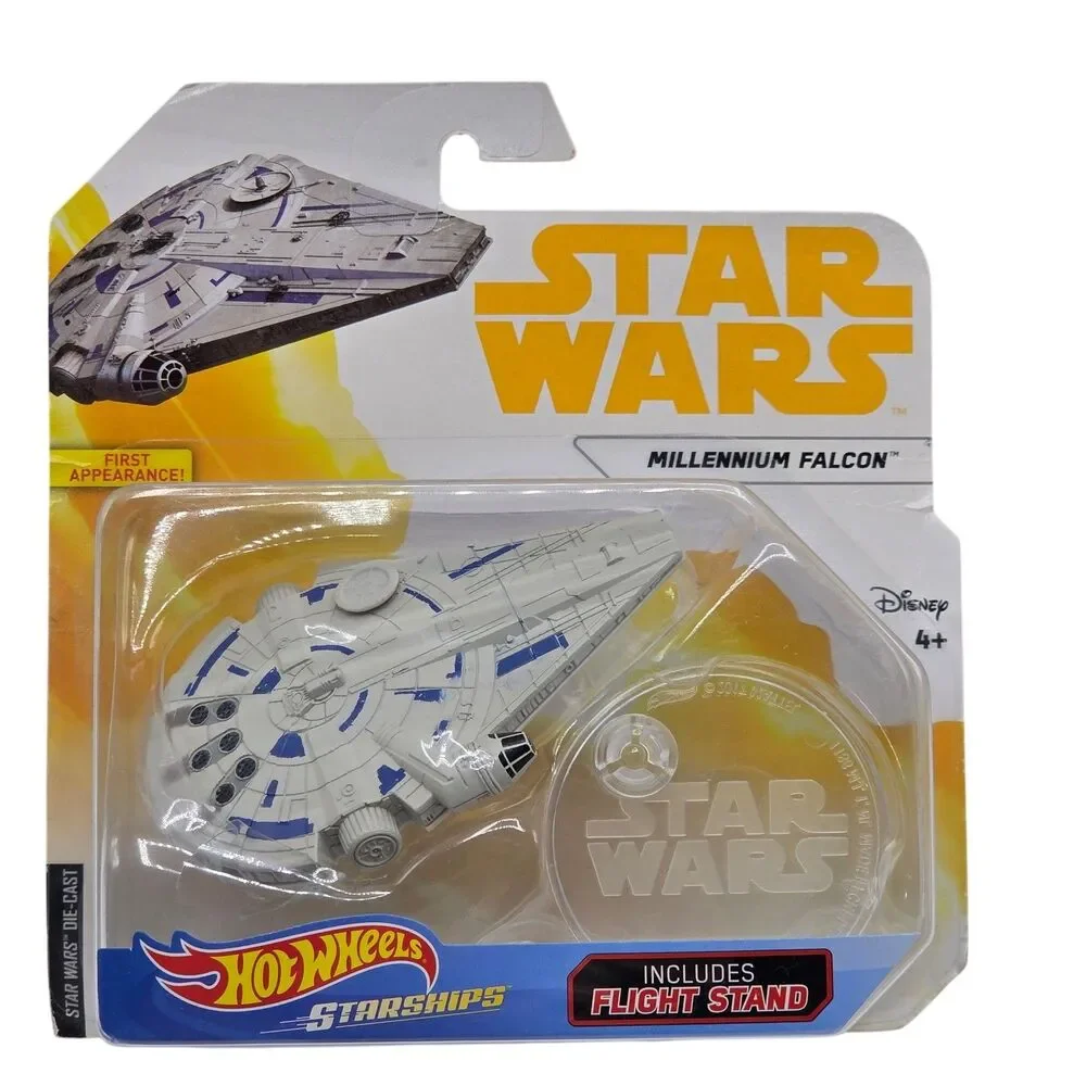 Hot Wheels Star Wars Starships Millennium Falcon Die-Cast First Appearance FJF23